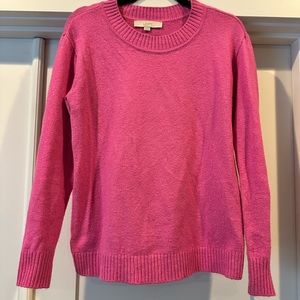 Like new Loft pink everyday sweater. Size XS